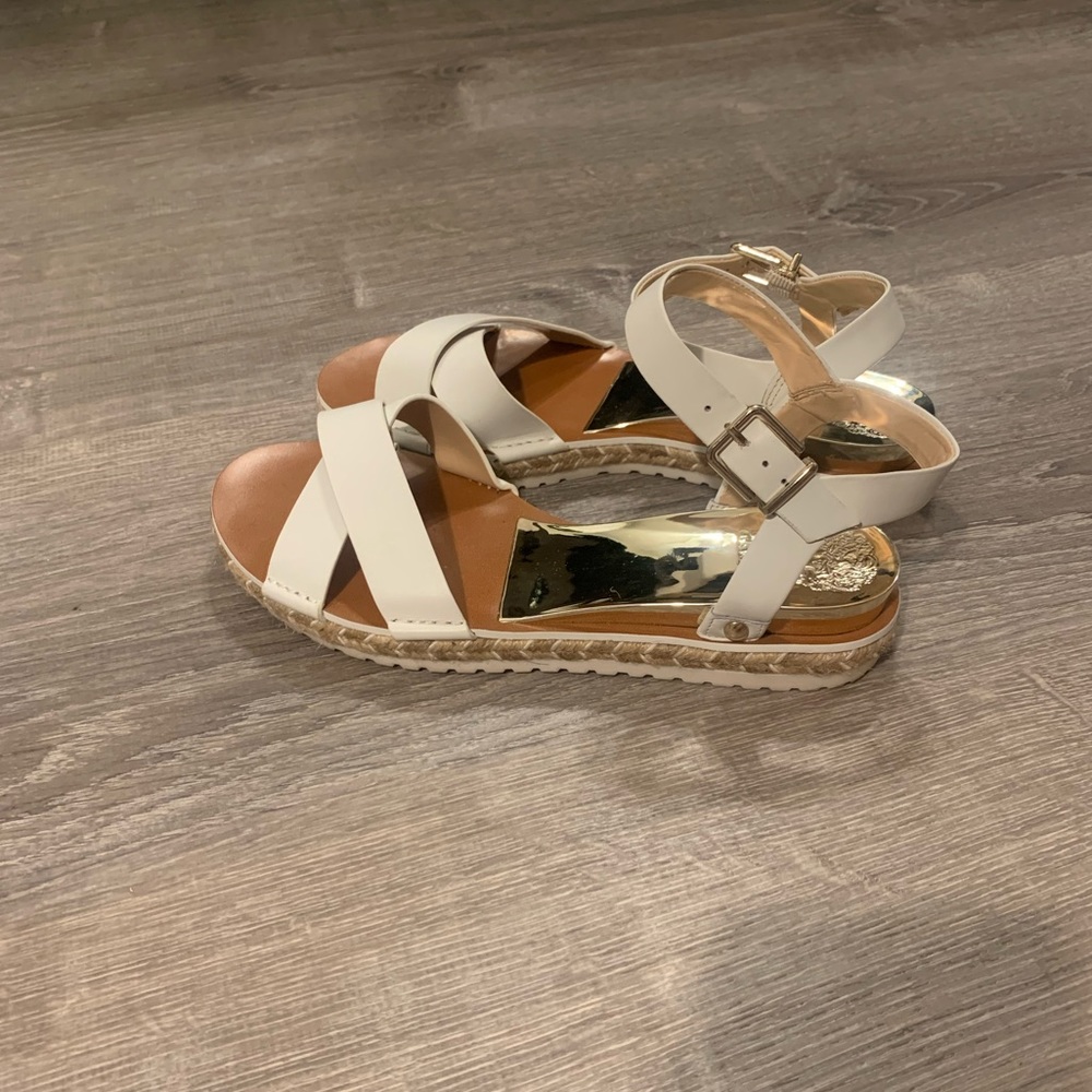 Vince Camuto Kankitta Cross Strap Leather
Jute Sandal